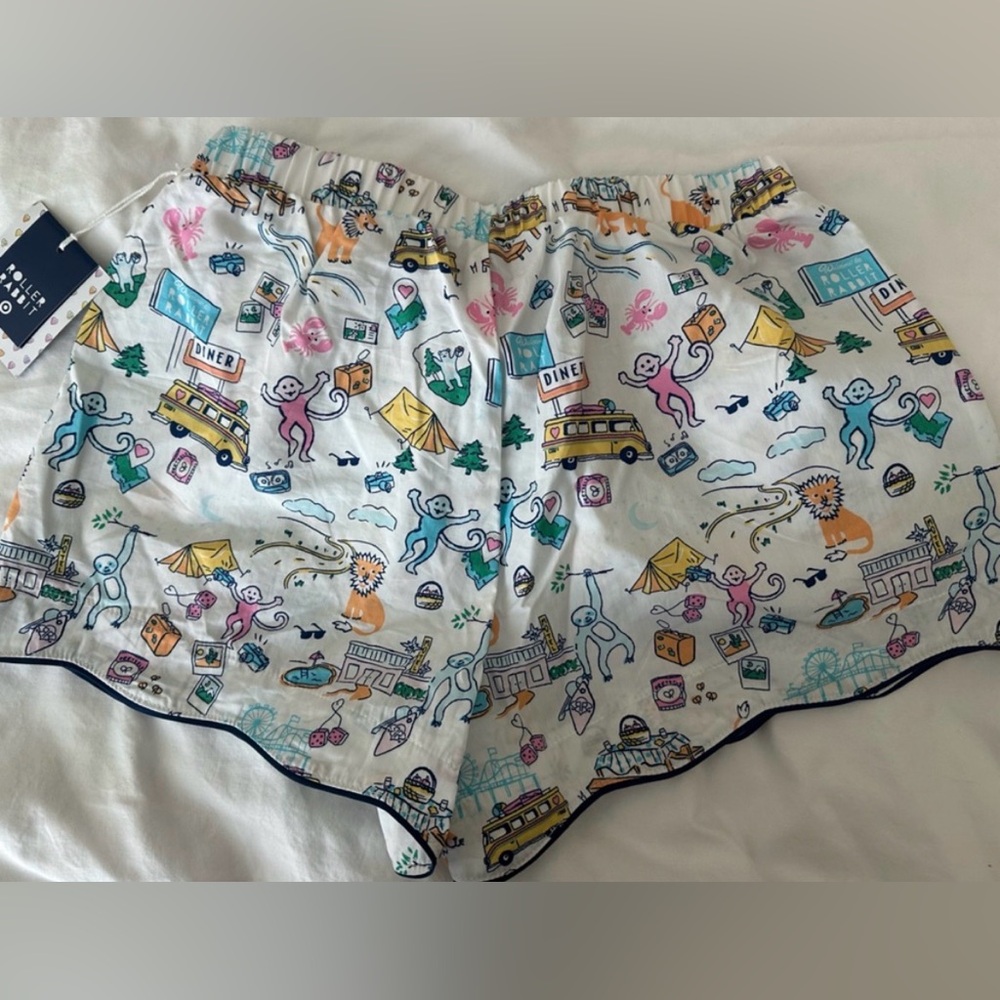 Roller Rabbit × Target Roadtrip Boxer Shorts Blue/Yellow/Pink/Green - S NWT! - Picture 5 of 7